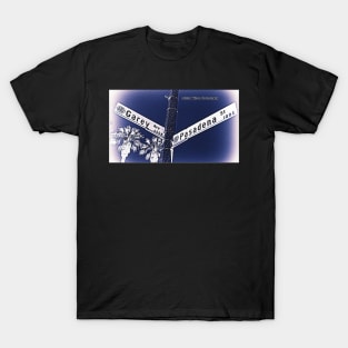 Garey Avenue & Pasadena Street, Pomona, CA INVERT by Mistah Wilson T-Shirt